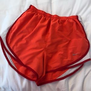 Orange & Red Nike Shorts!!! Size M